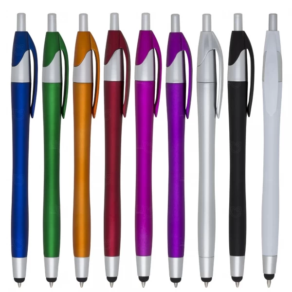 Caneta Plástica Touch Personalizada 