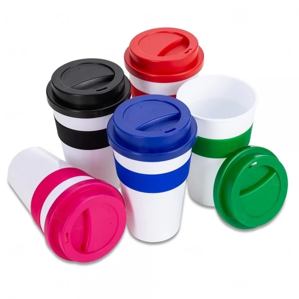 Copo Plástico Personalizado com Tampa - 480ml 