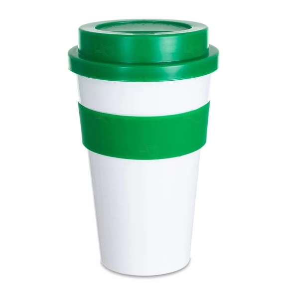 Copo Plástico Personalizado com Tampa - 480ml 