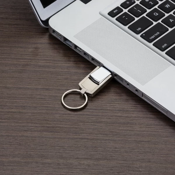 Mini Chaveiro Pen Drive 8GB Giratório Personalizado 