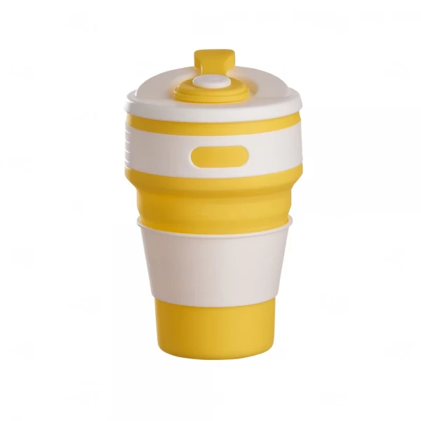 Copo Retrátil de Silicone 350ml Personalizado 