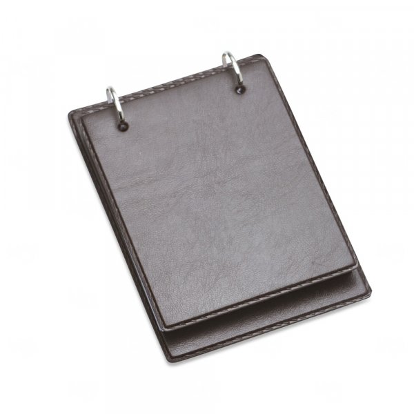 Bloco de Anotações Couro Sintético Personalizado - 19,3 x 13,8 cm 