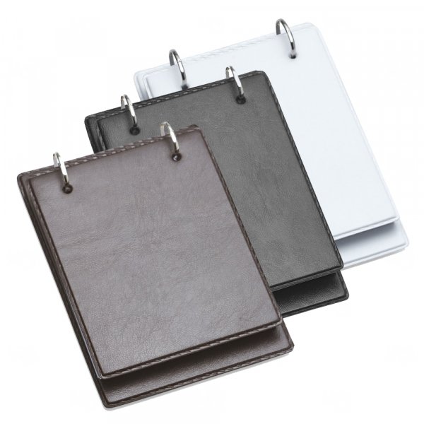 Bloco de Anotações Couro Sintético Personalizado - 19,3 x 13,8 cm 