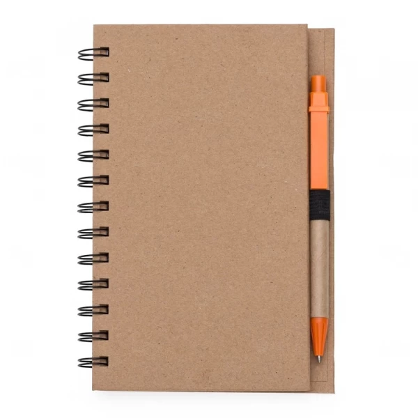 Caderneta Ecológica com Caneta Personalizada - 18,2 x 12,1 cm