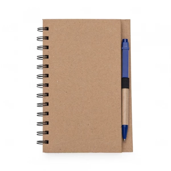 Caderneta Ecológica com Caneta Personalizada - 18,2 x 12,1 cm 