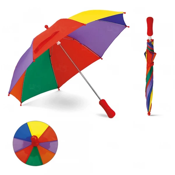 Guarda-Chuva Para Criança Colorido Personalizado 