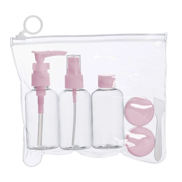 Kit Frascos para Viagem 6 Peças Personalizado 