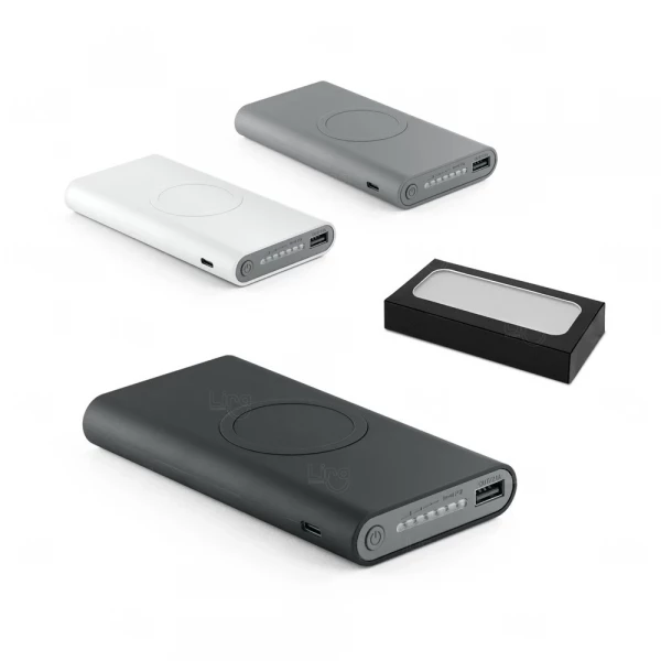 Bateria Portátil Wireless Personalizada - 10.000mAh