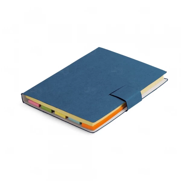 Conjunto de Blocos de Notas Adesivas com Capa Personalizado 