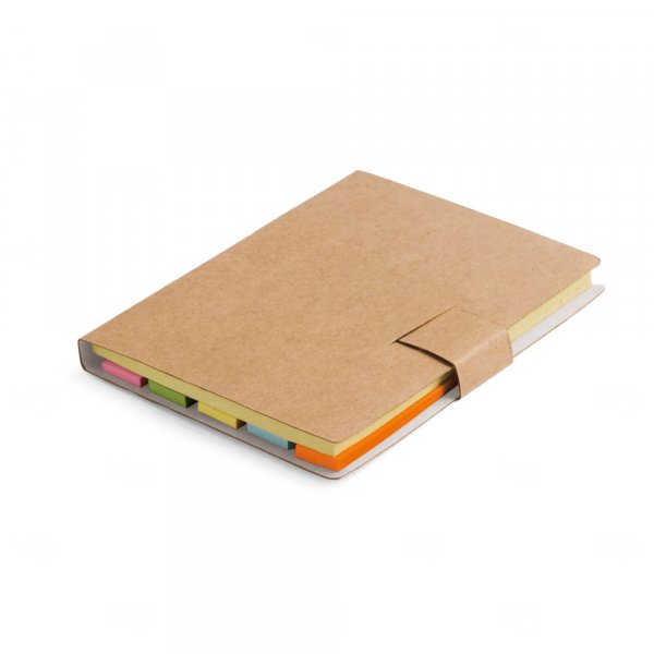 Conjunto de Blocos de Notas Adesivas com Capa Personalizado 