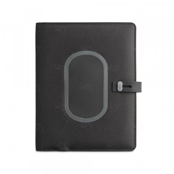 Pasta A5 com Carregador Wireless Personalizada 