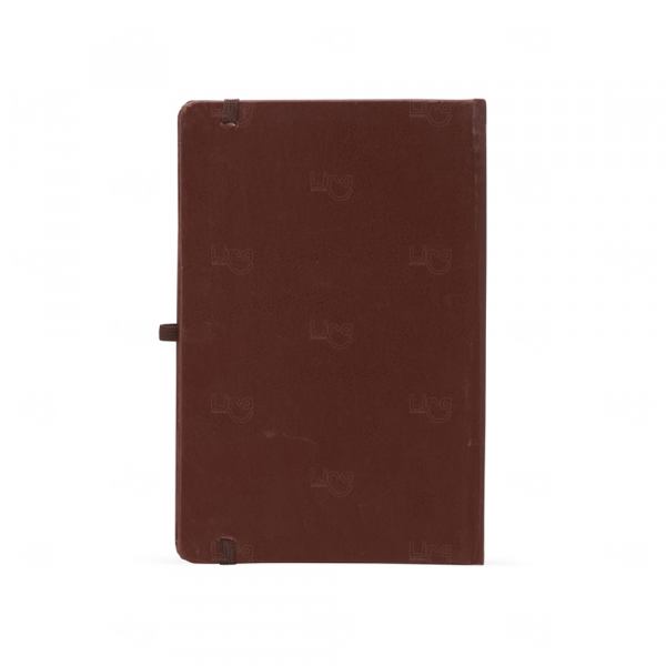 Moleskine em Couro Sintético Personalizado - 21,1 x 14,1 cm 