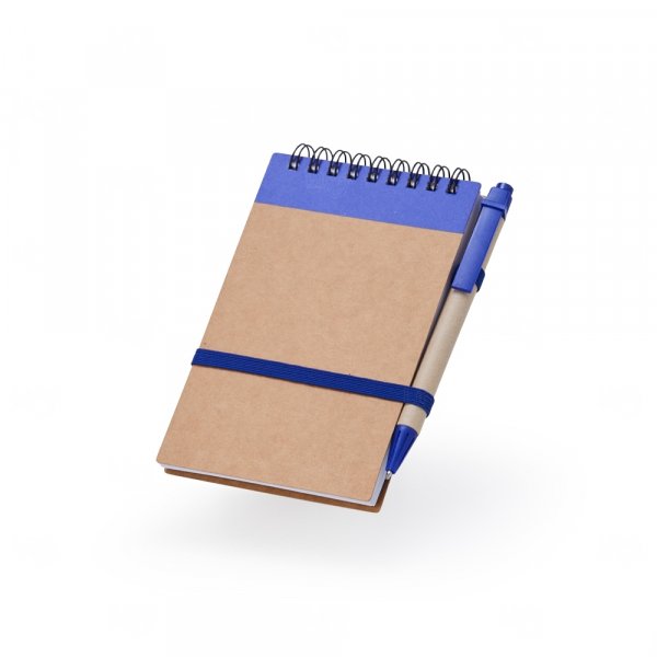Bloco Ecológico Kraft com Caneta Personalizado  - 14,9 x 9 cm 