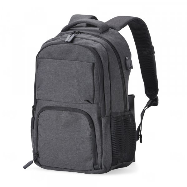 Mochila Poliéster USB 28 Litros Personalizada 