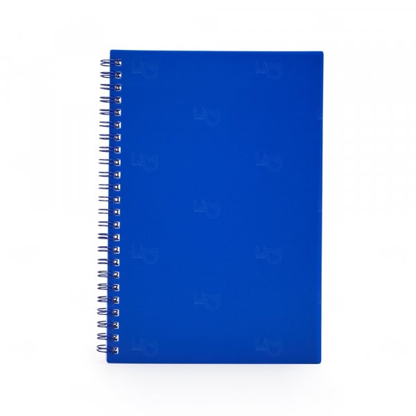 Caderno A5 Plástico Personalizado - 21,2 x 15 cm 