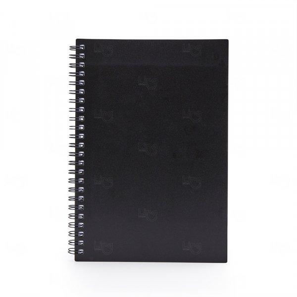 Caderno A5 Plástico Personalizado - 21,2 x 15 cm 