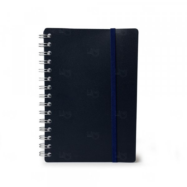 Agenda Diária 2026 com Espiral Personalizada - 20x14,6cm 