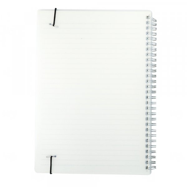 Caderno B5 com Capa Plástica Personalizado - 26 x 19 cm 