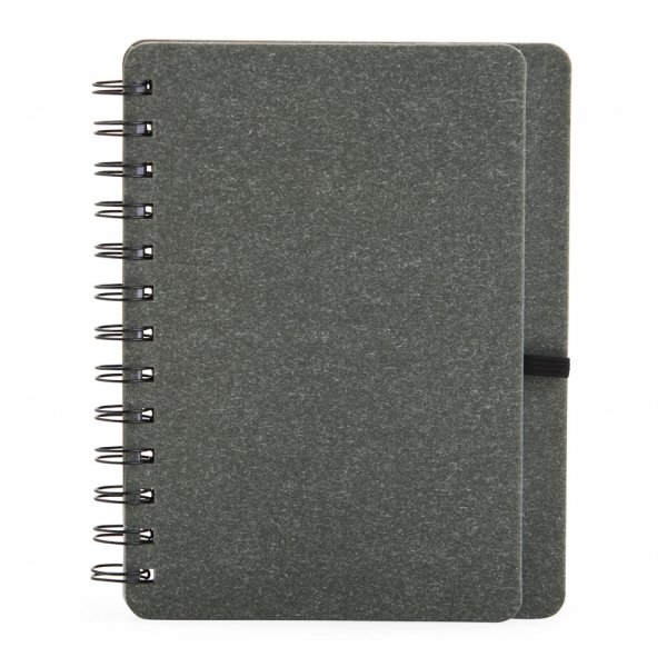 Caderneta B6 Kraft com Wire-o Personalizada - 17,5 x 13,5 cm 