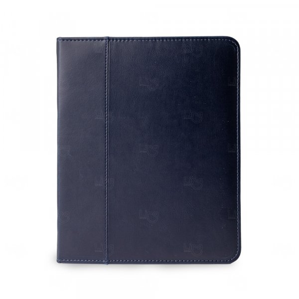 Pasta Caderno em Couro Sintético com Zíper Personalizada 