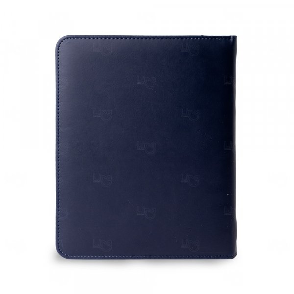 Pasta Caderno em Couro Sintético com Zíper Personalizada 