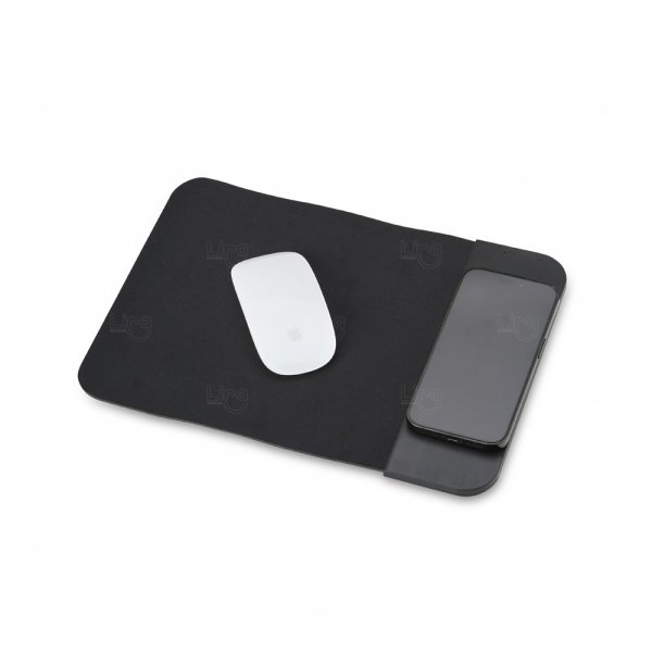 Mouse Pad com Base de Carregamento Wireless Personalizado