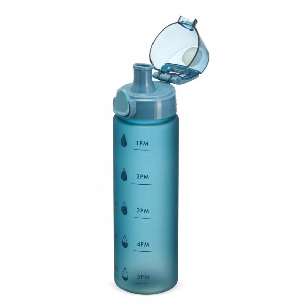 Squeeze Plástico 700ml com Marcador de Horário Personalizado 