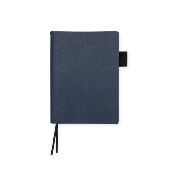 Caderneta A6 em Couro Sintético Personalizada - 14,7 x 10,9 cm 
