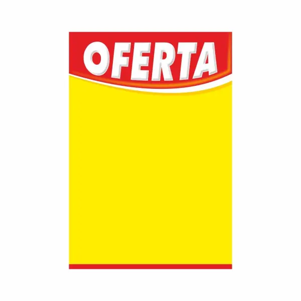 Cartaz Oferta Preço G - 46x32cm - 100 unidades