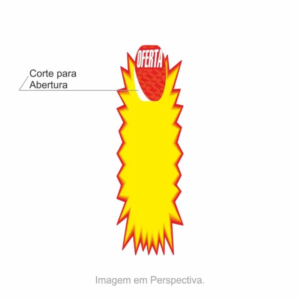 Splash com Corte Oferta 20x23cm – 100 Unidades 
