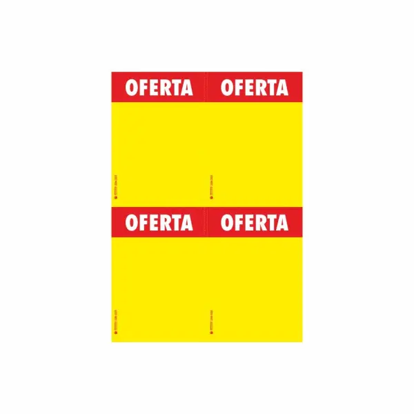 Cartaz para Impressora A4 com Serrilha/4 Cartazes10x15cm – 500 un