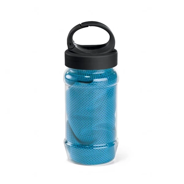 Kit Esportivo Toalha Refrescante e Garrafa Personalizado 