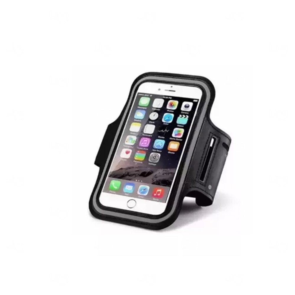 Braçadeira para Smartphone Personalizada Preto