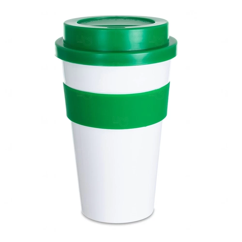 Copo Plástico Personalizado com Tampa - 480ml 