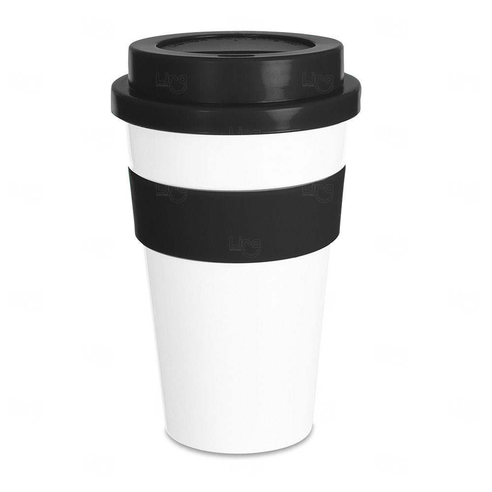 Copo Plástico Personalizado com Tampa - 480ml 