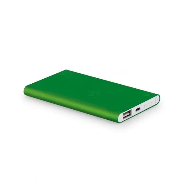 Power Bank Portátil Slim Colorido Personalizado -  4.400 mAh 
