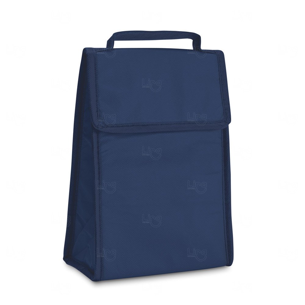 Bolsa Térmica Dobrável 3L Personalizada Azul Escuro