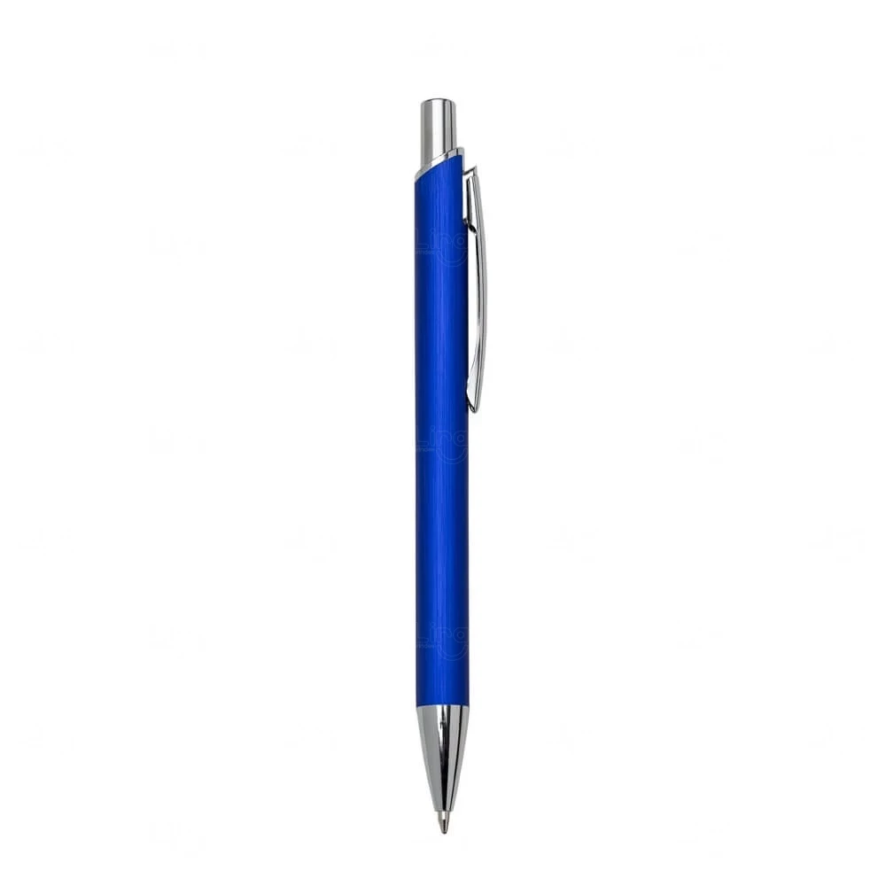 Caneta de Alumínio Personalizada Azul