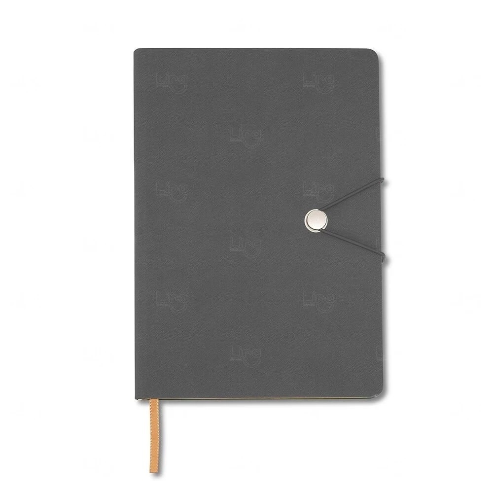 Moleskine com Fecho de Pino Personalizado - 21 x 14,8 cm 