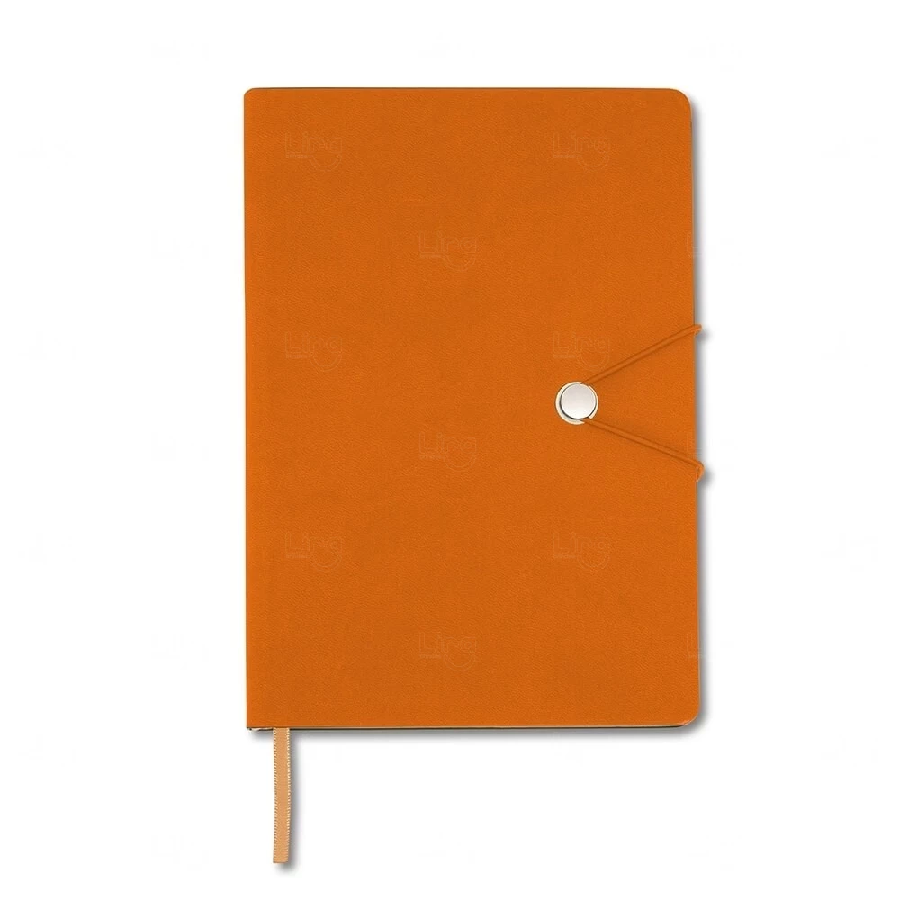 Moleskine com Fecho de Pino Personalizado - 21 x 14,8 cm 