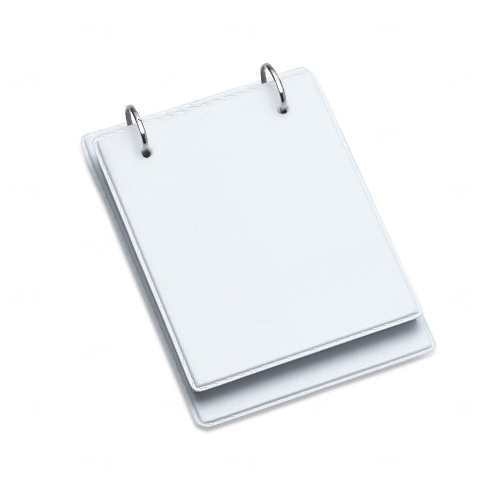 Bloco de Anotações Couro Sintético Personalizado - 19,3 x 13,8 cm 