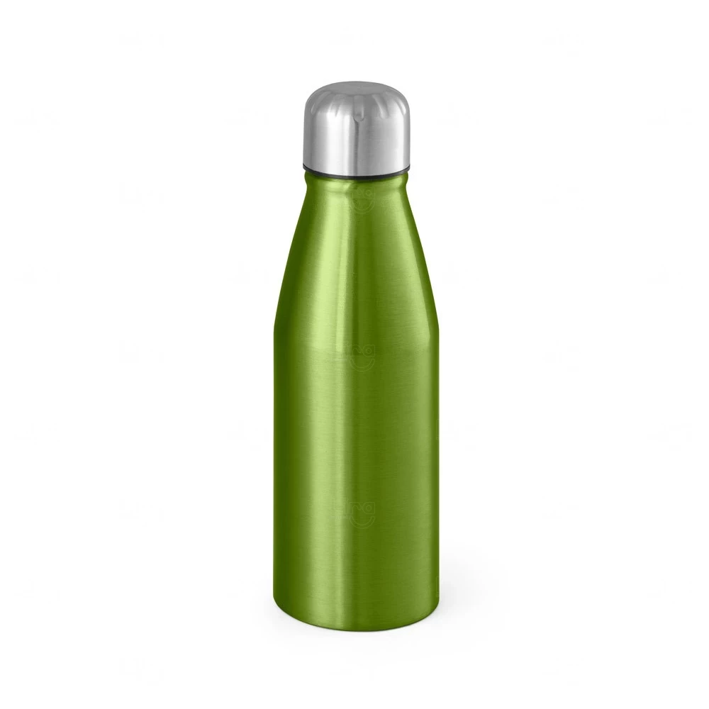 Garrafa de Alumínio 500ml com Tampa Inox Personalizada Verde