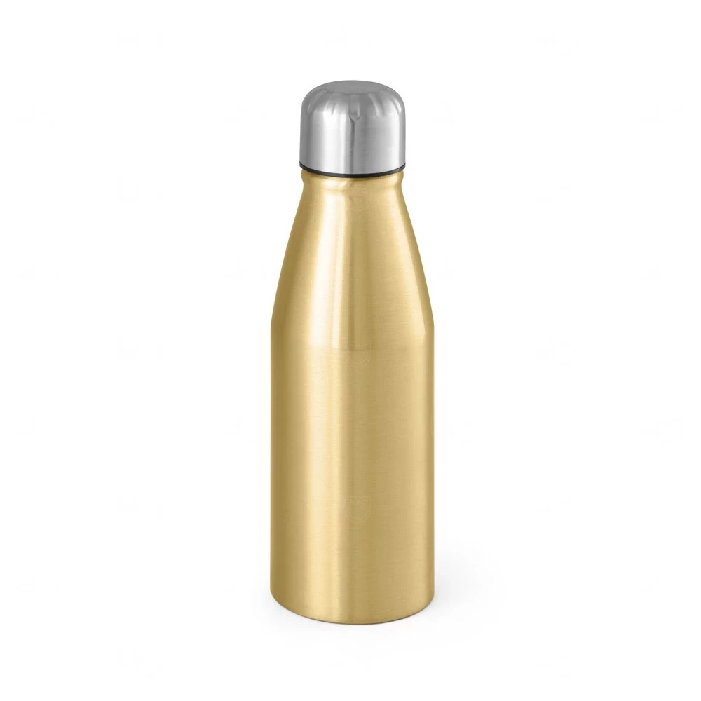 Garrafa de Alumínio 500ml com Tampa Inox Personalizada Dourado