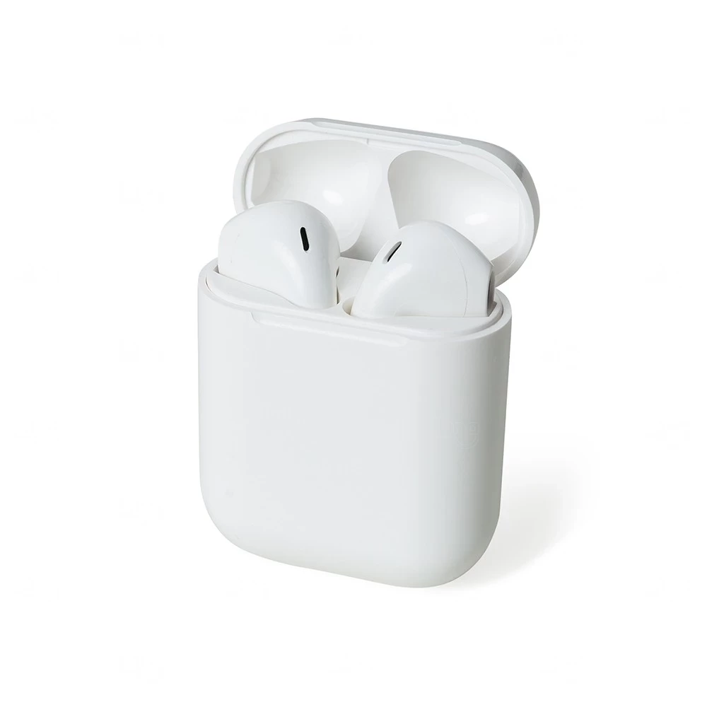 Fone de Ouvido Bluetooth Touch com Case Carregador Personalizado Branco