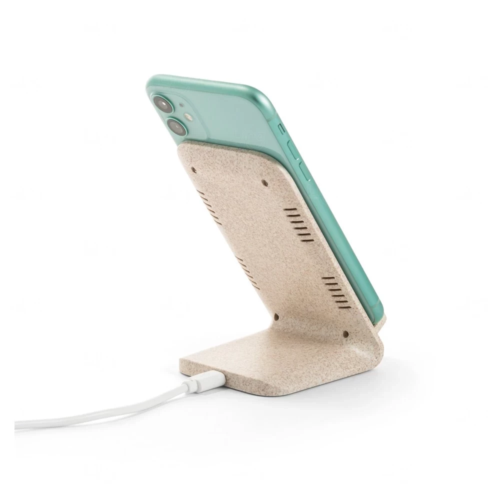 Suporte de Celular Ecológico com Carregador Sem Fio Personalizado 