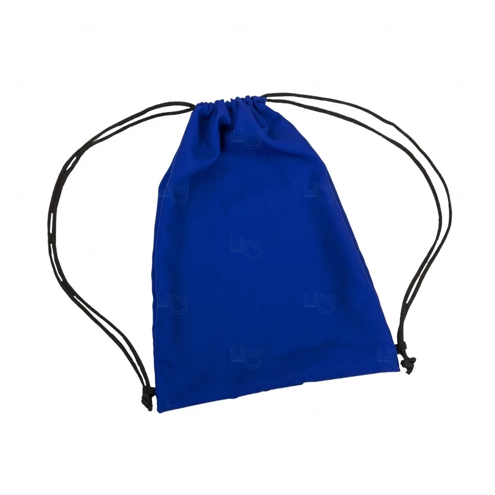 Mochila Saco Personalizada - 44,5 x 33,6 cm Azul