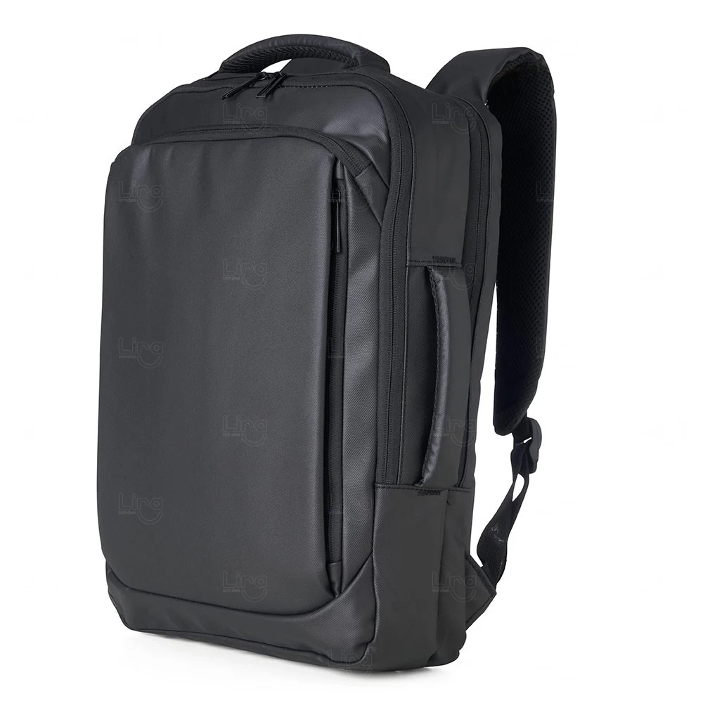 Mochila Couro Sintético 22L com USB Personalizada 
