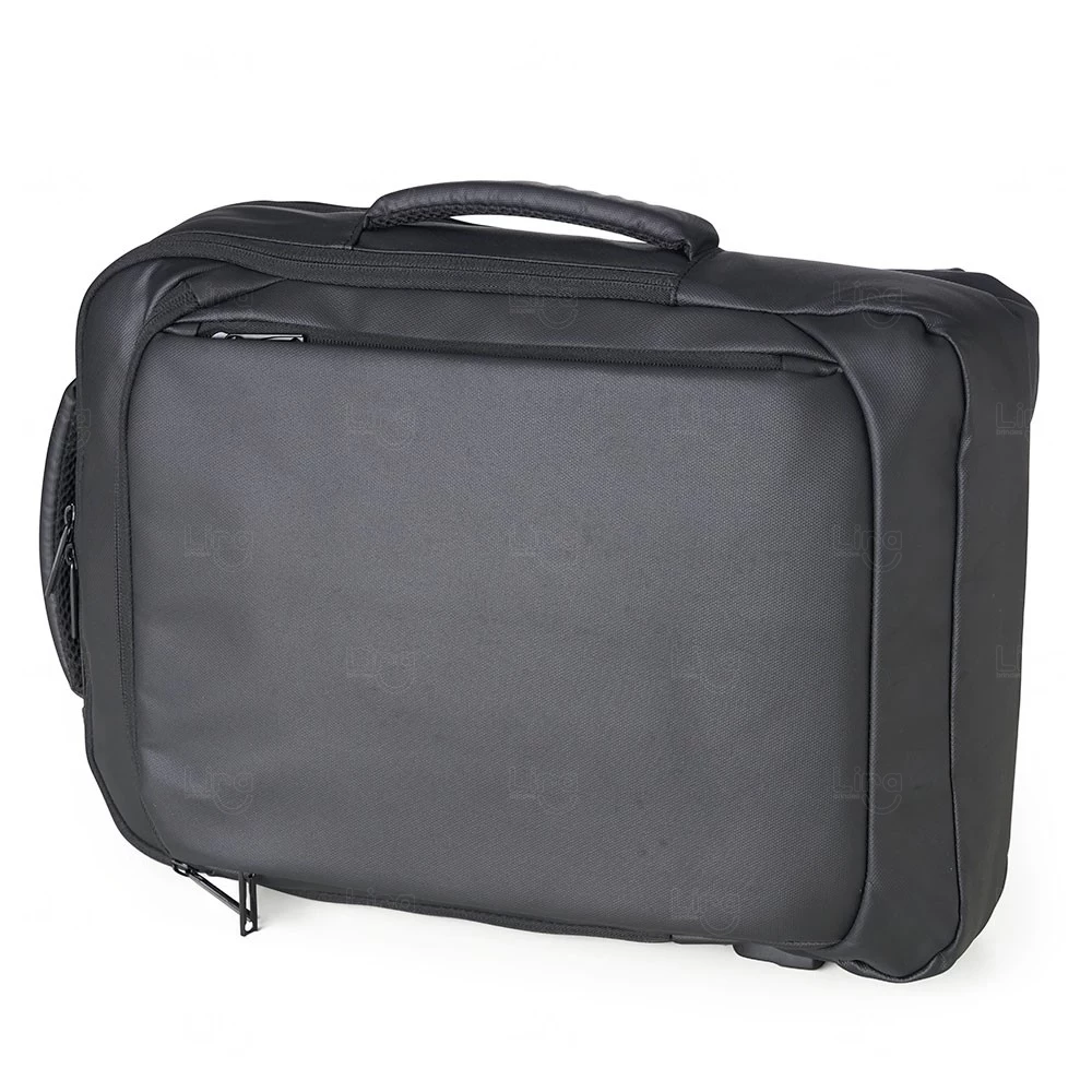 Mochila Couro Sintético 22L com USB Personalizada 