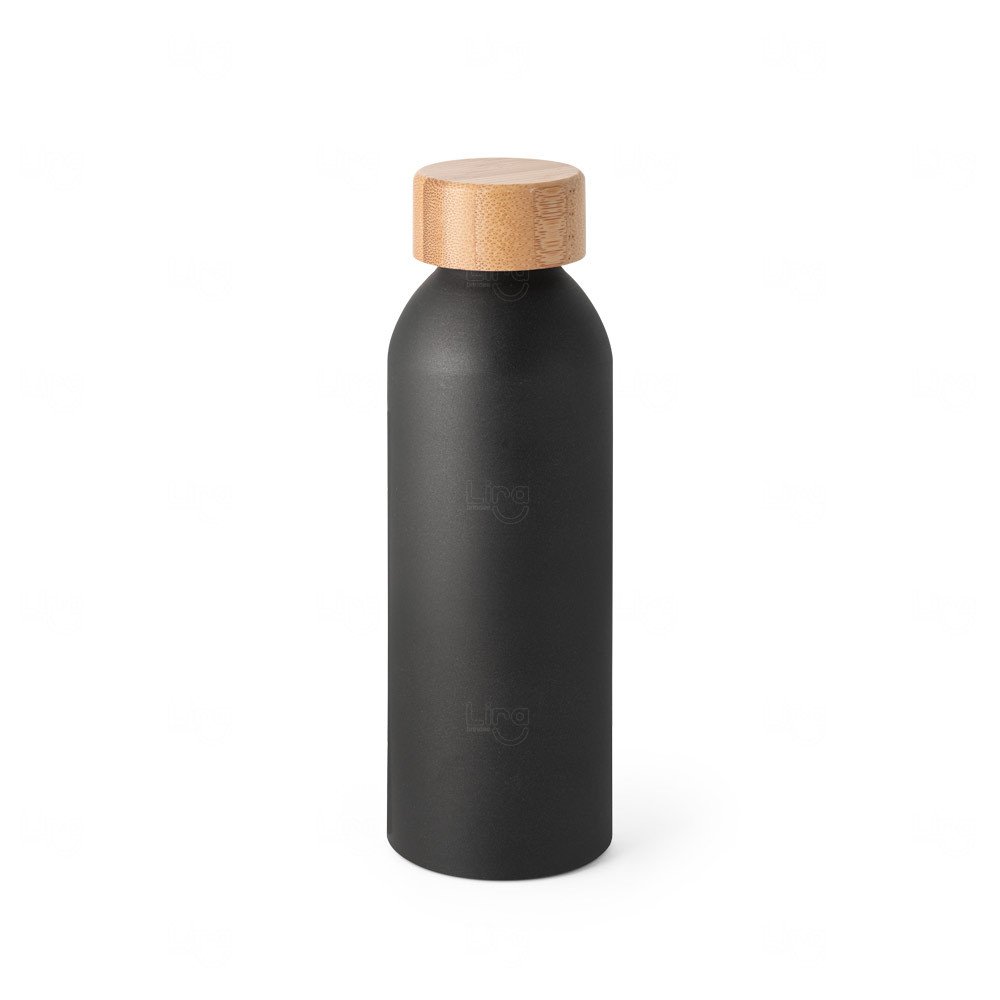 Garrafa de Alumínio 550ml Personalizada Preto