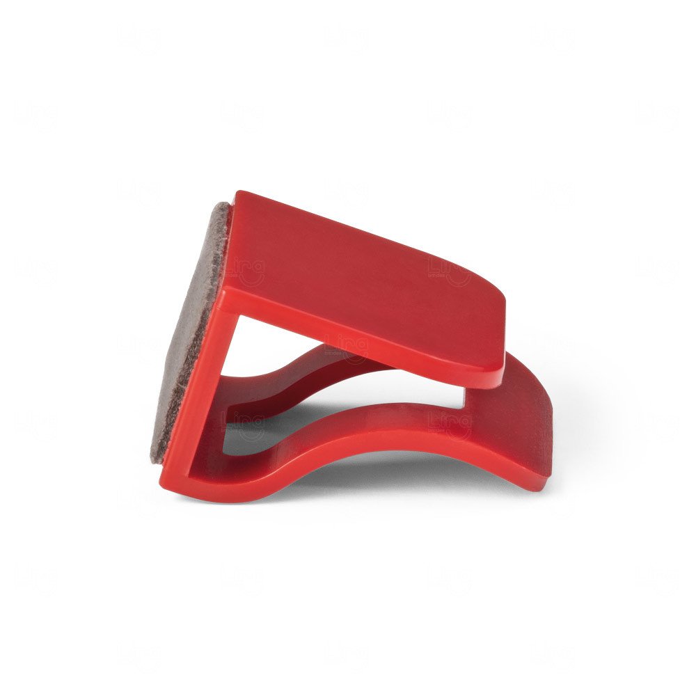 Protetor de Webcam com Limpador Personalizado Vermelho